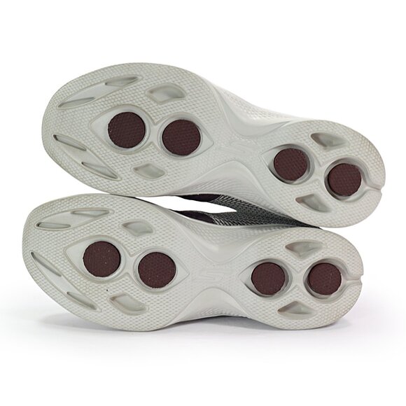 Skechers Women's GoWalk 4 Walking Shoe GOGA Max Insoles Burgundy Comfort Sneaker - Picture 7 of 8